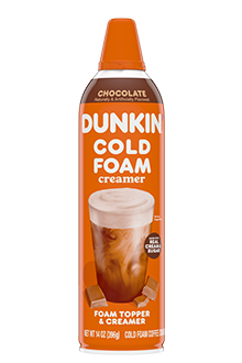 Dunkin'® Chocolate Cold Foam Creamer.